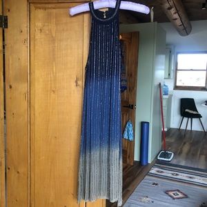 Chelsea & Violet beaded ombré dress size small